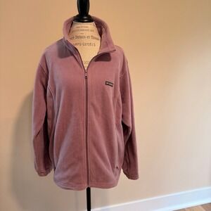 Columbia Women's Purple Full Zip Fleece Jacket Size 2x